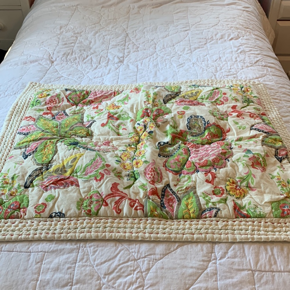 NWOT Pottery Barn Floral sham